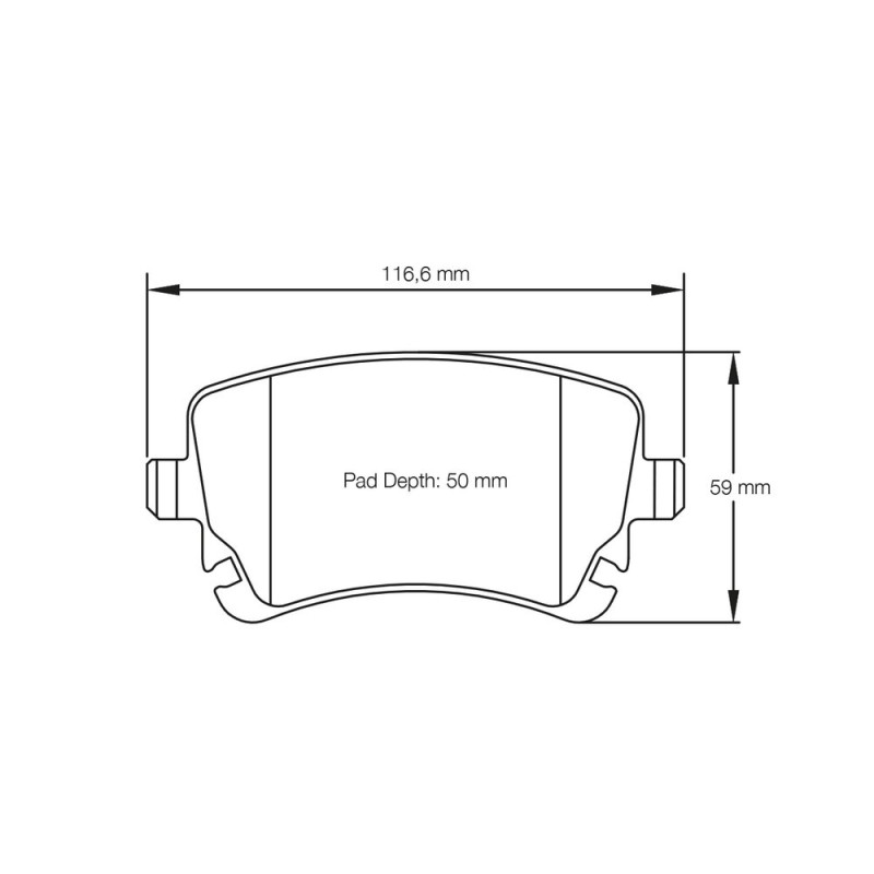 Bremsbeläge Pagid S8039 RSL19 - PA-8039-RSL.19 - S8039R19001 - 4056029010380