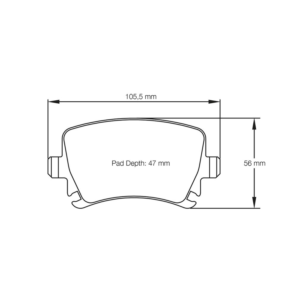 Bremsbeläge Pagid S8046 RSL19 - PA-8046-RSL.19 - S8046R19001 - 4056029010267