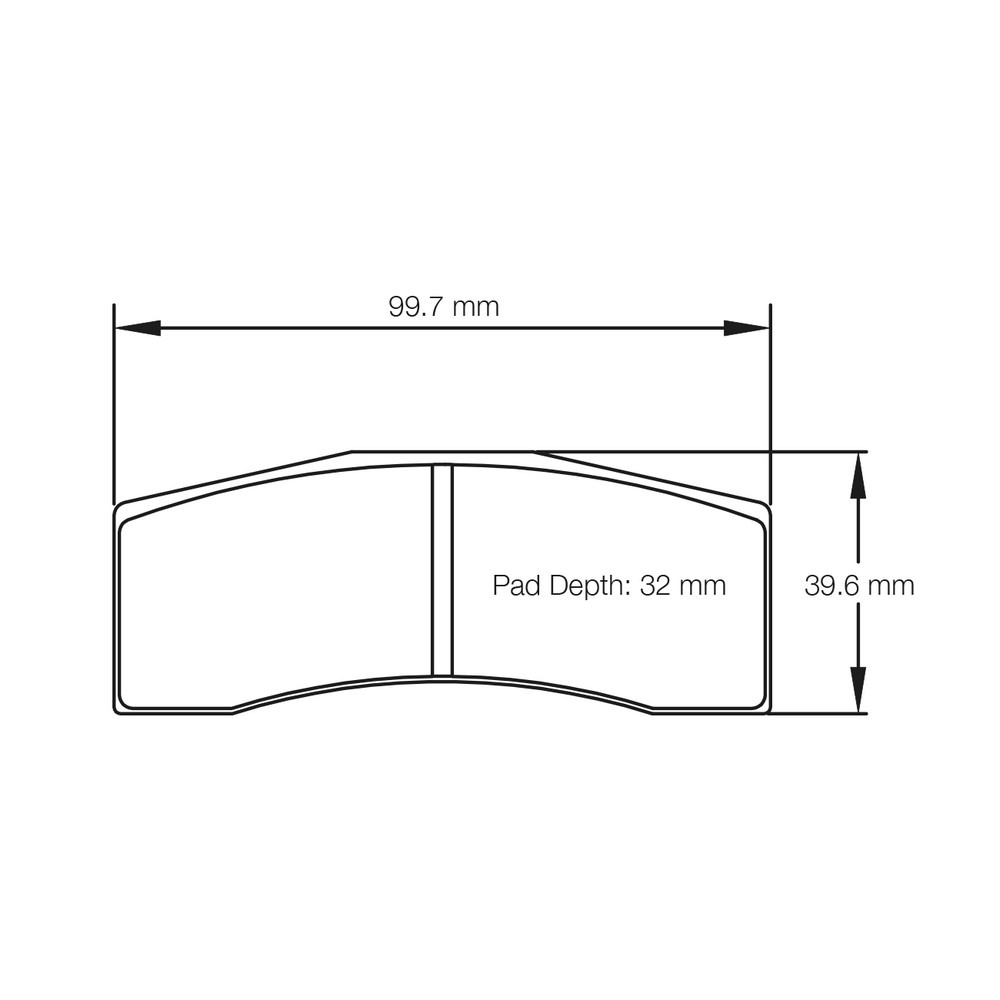 Pagid geläppte Bremsbeläge S8060 RSL19,RSL29 - PA-8060R-RSL.29 - S8060R29B01 - 4056029046648