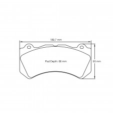 Pagid lapped brake pads S8081 RSL1,RSL29