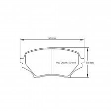 Bremsbeläge Pagid S8082 RSL29