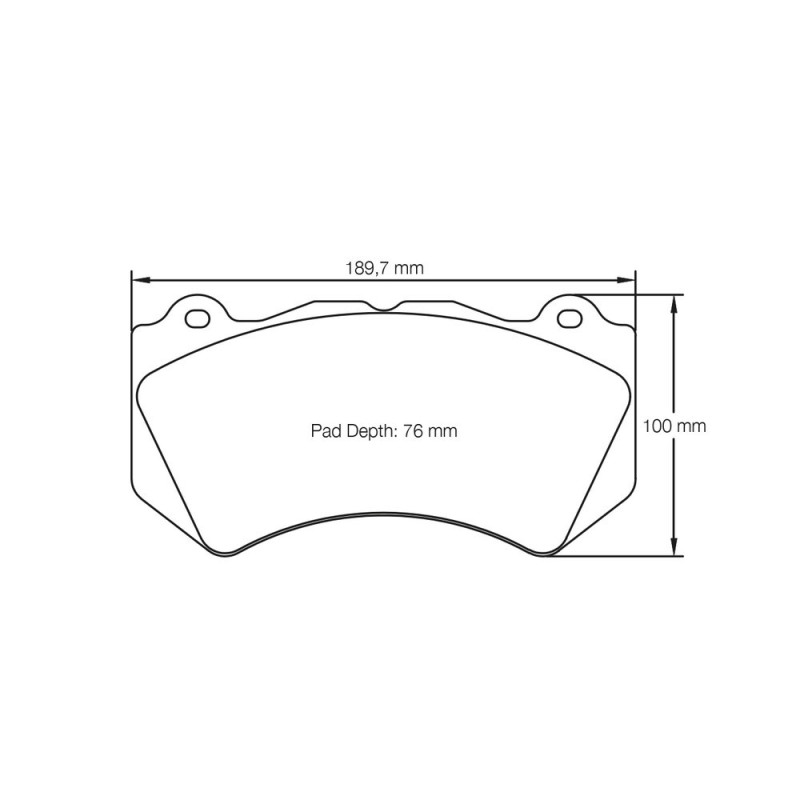 Pastiglie freno Pagid lappate S8083 RSL1,RSL29 - PA-8083R-RSL.29 - S8083R29B01 - 4056029025346