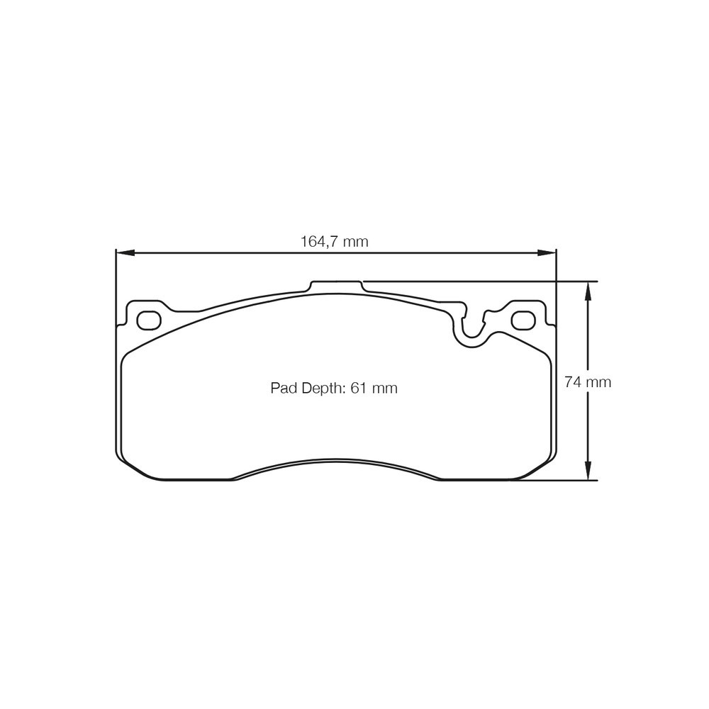 Pagid geläppte Bremsbeläge S8084 RSL29 - PA-8084R-RSL.29 - S8084R29B01 - 4056029025360