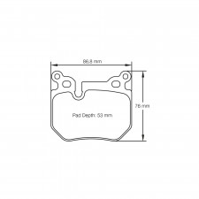 Plaquettes de frein Pagid S8085 RSL29