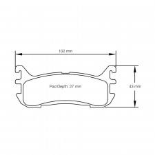 Pastiglie freno Pagid S8129 RSL29