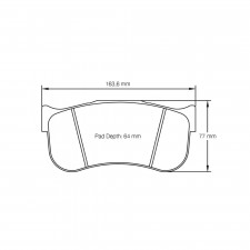 Pagid geläppte Bremsbeläge S8194 RSL1