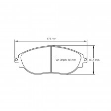 Plaquettes de frein Pagid S8201 RSL29
