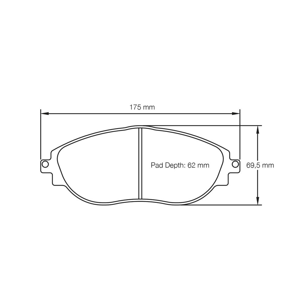 Pagid brake pads S8201 RSL29 - PA-8201-RSL.29 - S8201R29001 - 4056029021720