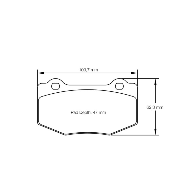 Plaquettes de frein Pagid S8208 RSL29 - PA-8208-RSL.29 - S8208R29001 - 4056029026077