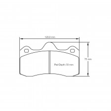 Bremsbeläge Pagid S8214 RSL29