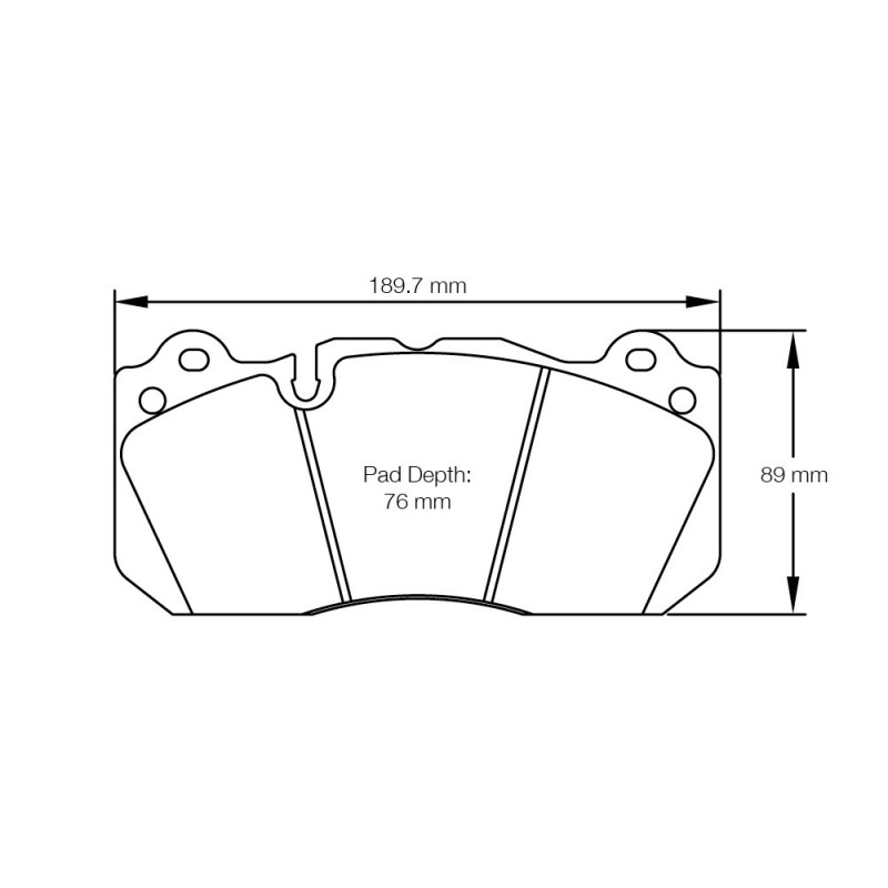 Pagid brake pads S8239 RSL29 - PA-8239-RSL.29 - S8239R29001 - 4056029026015