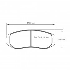 Plaquettes de frein Pagid S8251 RSL1,RSL29