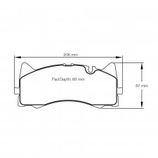 Plaquettes de frein Pagid S8257 RSL29