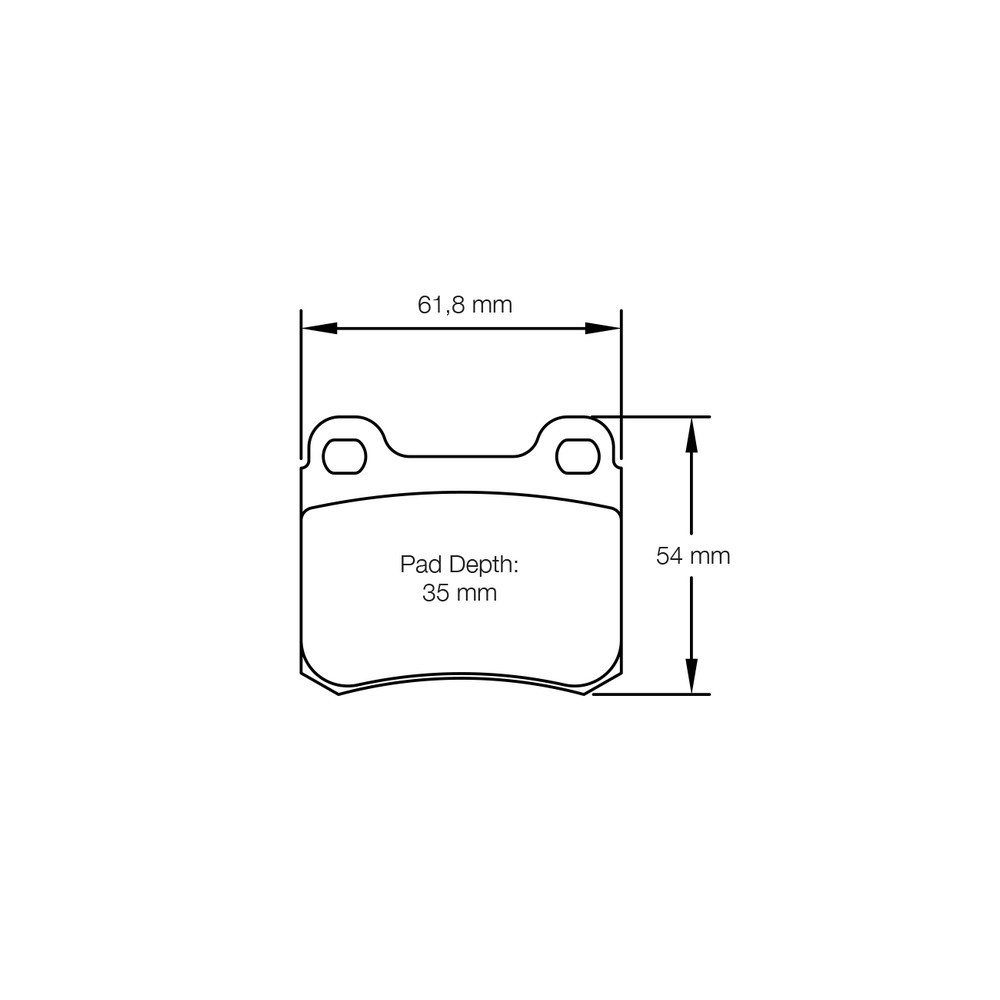 Bremsbeläge Pagid S1177 RSH42 - PA-1177-RSH.42 - S1177H42001 - 4056029009261