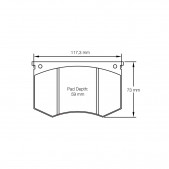 Plaquettes de frein Pagid S1195 RSH3,RSH29E