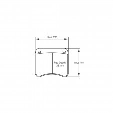 Pagid brake pads S1362 RSH42
