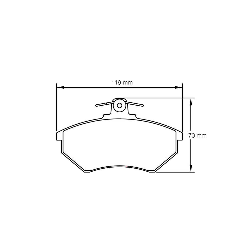 Pagid brake pads S1744 RSH29E - PA-1744-RSH.29E - S1744H29E01 - 4056029007502