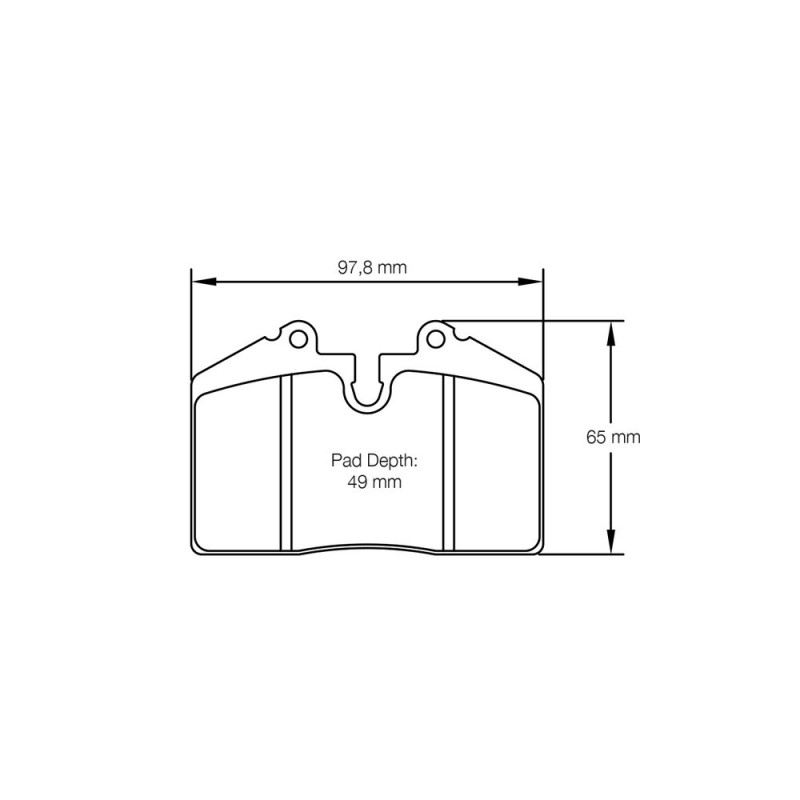 Pagid brake pads S1916 RSH42,RSH29E - PA-1916-RSH.42 - S1916H42001 - 4056029007106