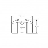 Plaquettes de frein Pagid S1916 RSH42,RSH29E