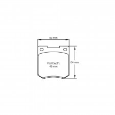 Pagid brake pads S3190 RSH42,RSH29E