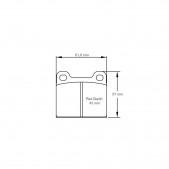 Plaquettes de frein Pagid S4304 RSH3,RSH42,RSH29E