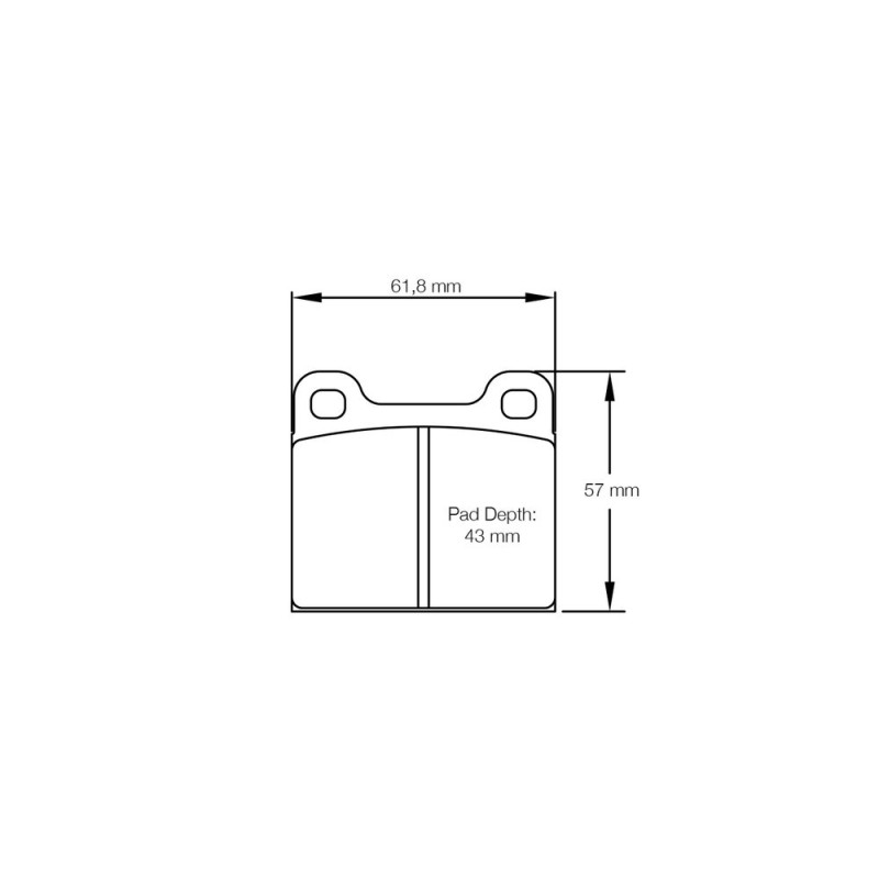 Pastiglie freno Pagid S4304 RSH3,RSH42,RSH29E - PA-4304-RSH.42 - S4304H42001 - 4056029005539
