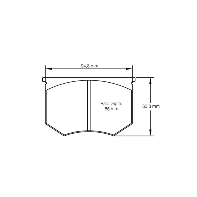 Pagid brake pads S4508 RSH29E - PA-4508-RSH.29E - S4508H29E01 - 4056029005126