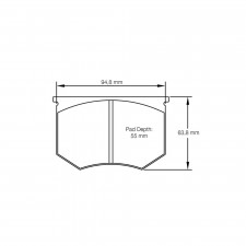 Bremsbeläge Pagid S4508 RSH29E