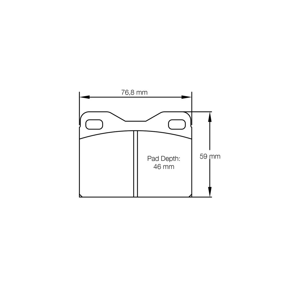 Pagid brake pads S4623 RSH42 - PA-4623-RSH.42 - S4623H42001 - 4056029005072