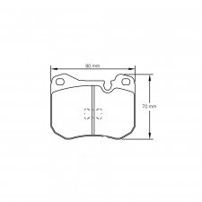 Pastiglie freno Pagid S4702 RSH42,RSH29E