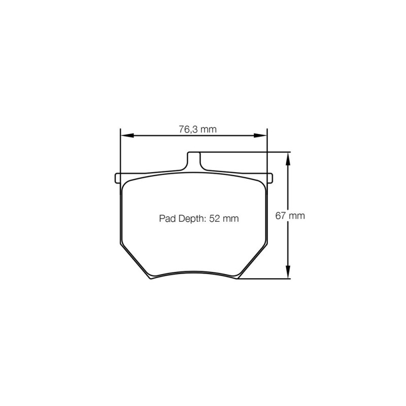 Pastiglie freno Pagid S8040 RSH3,RSH42 - PA-8040-RSH.42 - S8040H42001 - 4056029002477