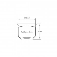 Plaquettes de frein Pagid S8055 RSH42