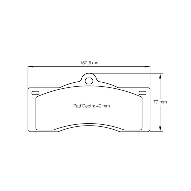 Plaquettes de frein Pagid S8057 RSH3 - PA-8057-RSH.3 - S8057H03001 - 4056029023793