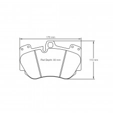 Pagid lapped brake pads S4907 RSC1