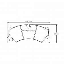 Pagid brake pads S4917 RSC1,RSC3