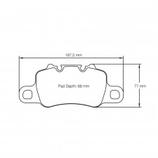 Pagid lapped brake pads S4925 RSC1