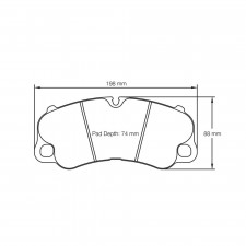 Pagid lapped brake pads S4927 RSC1