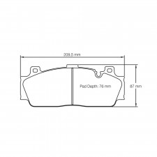 Bremsbeläge Pagid S4934 RSC1