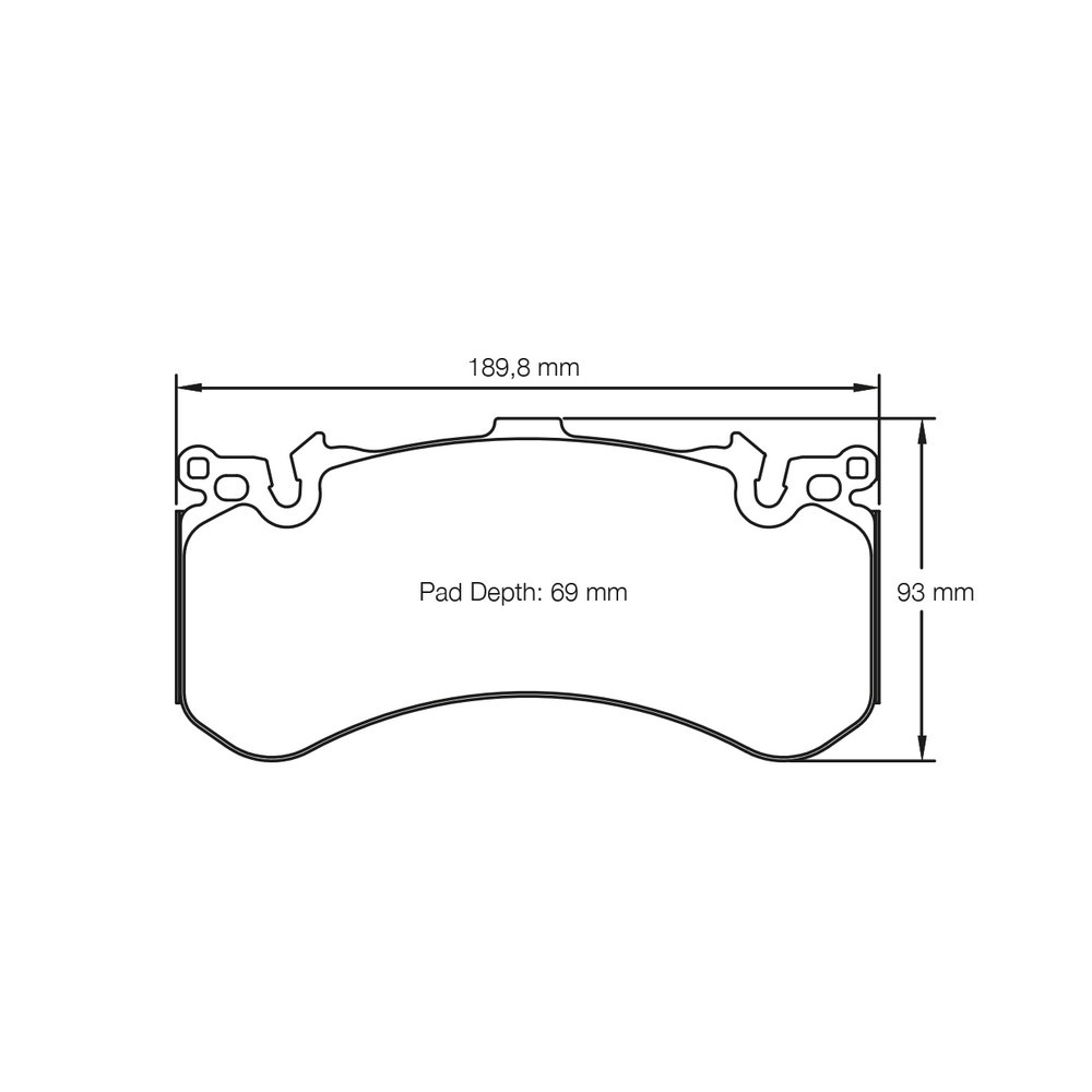 Bremsbeläge Pagid S4937 RSC1 - PA-4937-RSC.1 - S4937C01001 - 4056029003719