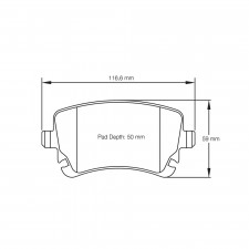 Pagid brake pads S8039 RSC1