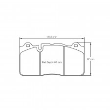 Pagid geläppte Bremsbeläge S8091 RSC1,RSC2