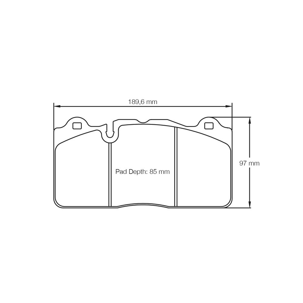 Pagid S8091 RSC1,RSC2,RSC3 Bremsbeläge - PA-8091-RSC.1 - S8091C01001 - 4056029001470
