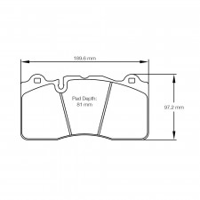 Plaquettes de frein Pagid S8253 RSC1