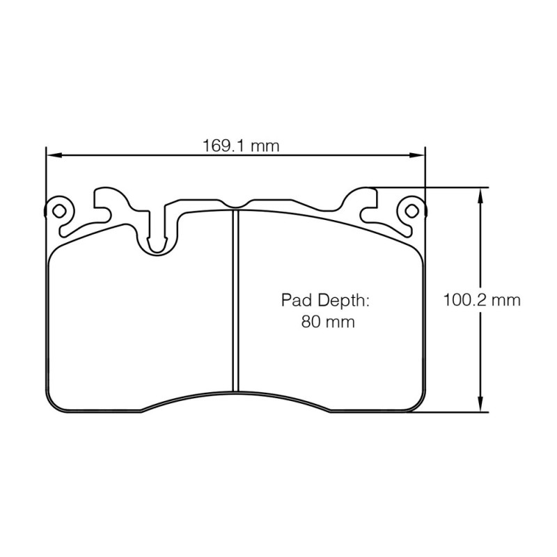 Plaquettes de frein Pagid S8269 RSC1 - PA-8269-RSC.1 - S8269C01001 - 4056029048666