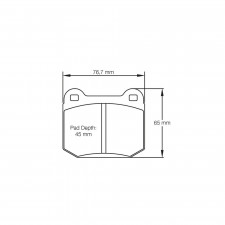Plaquettes de frein Pagid S1587 RS14,RS42