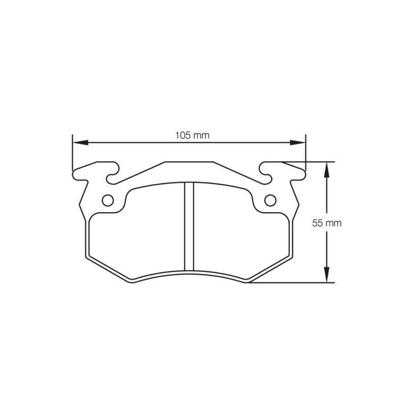 Bremsbeläge Pagid S1610 RS42 - PA-1610-RS.42 - E161042010 - 4056029016696