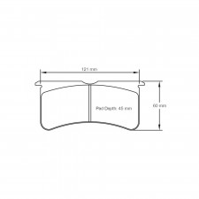 Pagid brake pads S2555 RS14