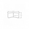 Pagid brake pads S2555 RS14