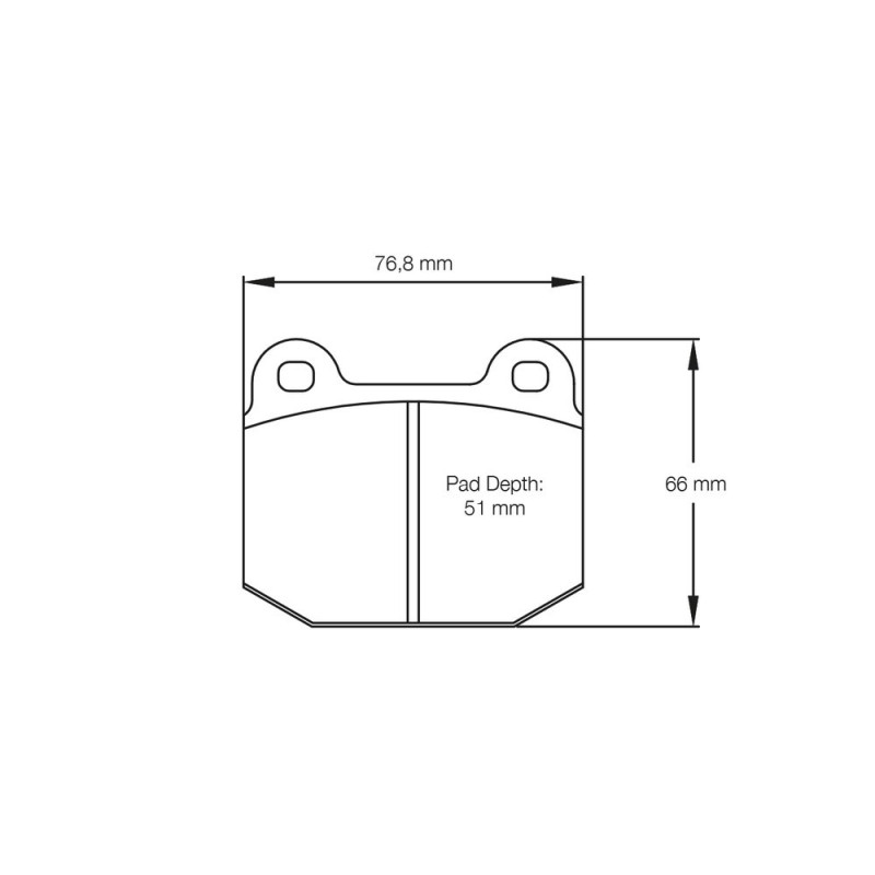 Pagid brake pads S2593 RS14 - PA-2593-RS.14 - S2593T03001 - 4056029013282