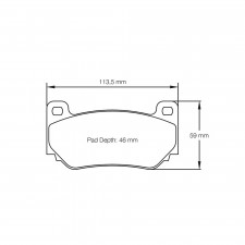 Plaquettes de frein Pagid S4349 RS14,RS42